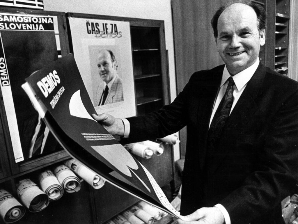 Jože Pučnik, Demos